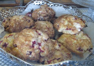 Strawberry scones