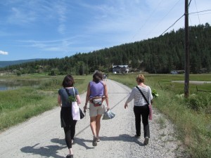 Heading back with Preservation Farm harvest